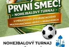 Nové multifunkční hřiště v Mlékojedech na jaře otevře nohejbalový turnaj